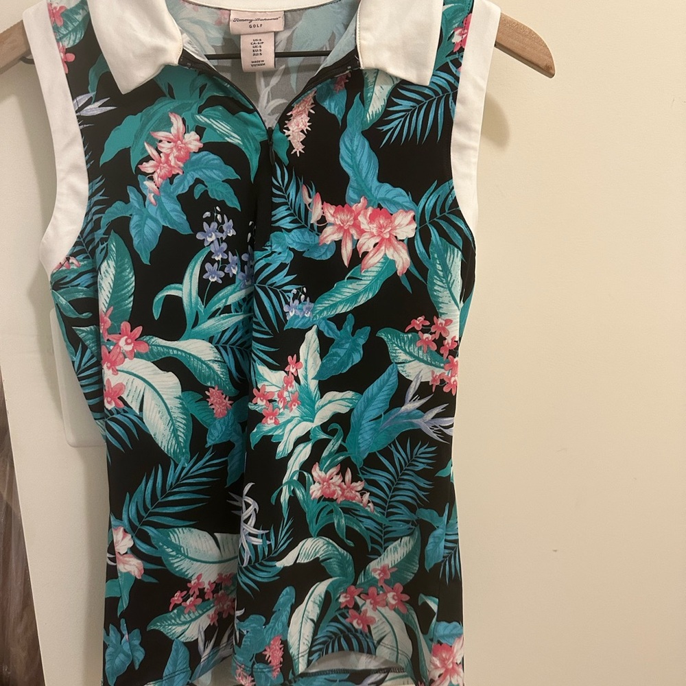 Tommy Bahama Floral Sleeveless Top - Golf